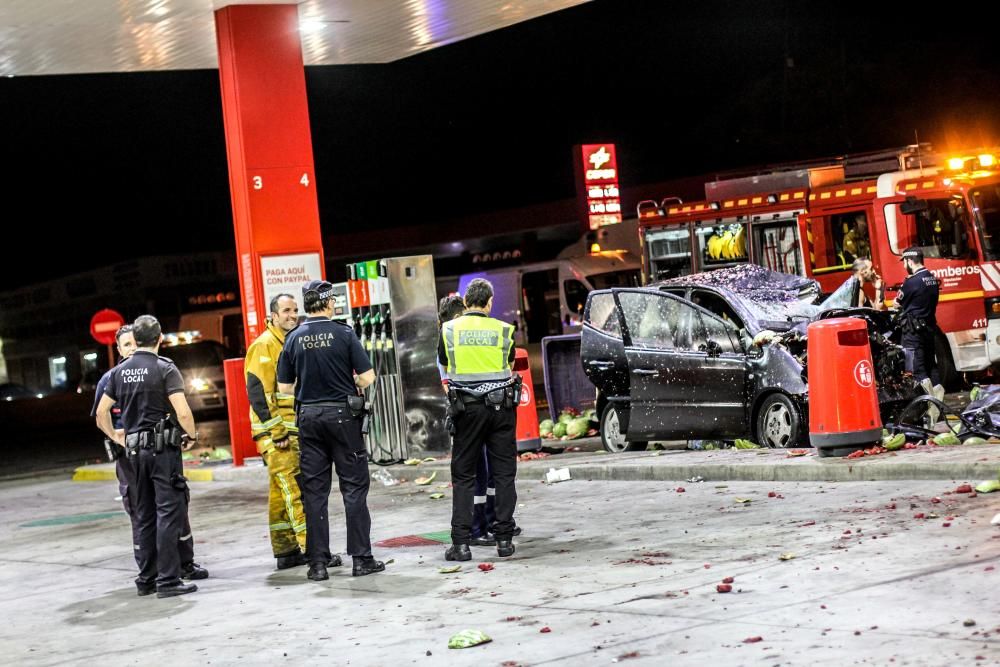 Accidente en la A-31 a la altura de Petrer