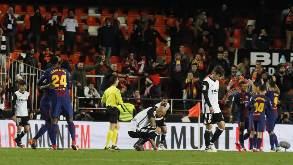 Valencia - Barcelona, en imágenes