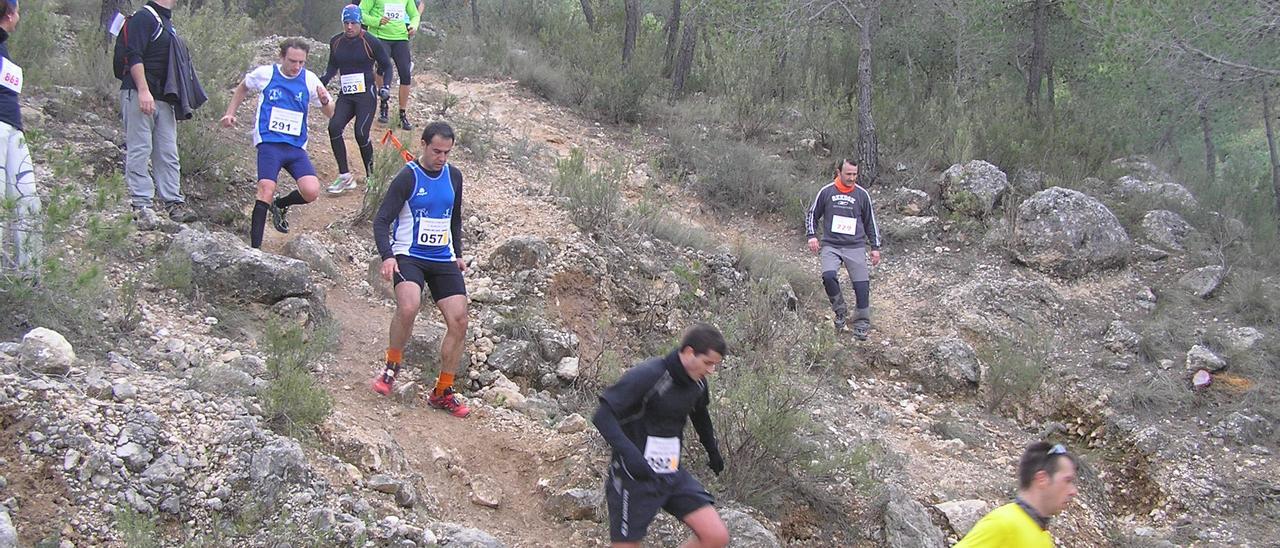 Una carrera disputada en el Monte Coto de Monóvar.