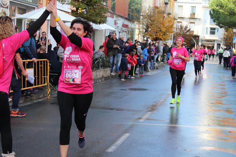 FOTOS de l''arribada de la Cursa de la Dona