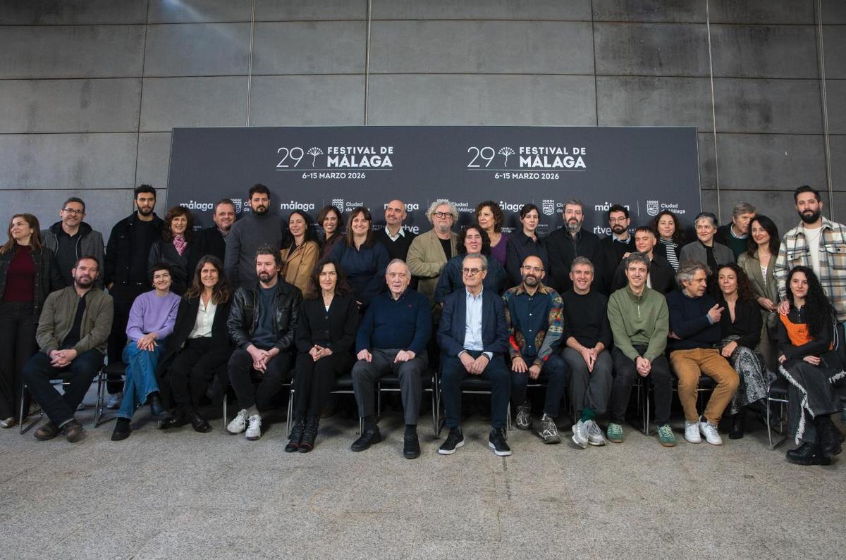 El Festival de Málaga presenta en la Academia de Cine su 'sección oficial'.