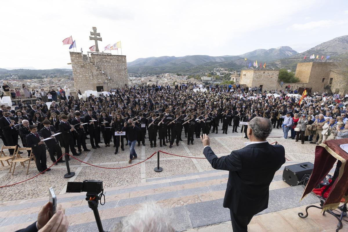 Federación de Bandas de Música de la Región peregrinan a Caravaca