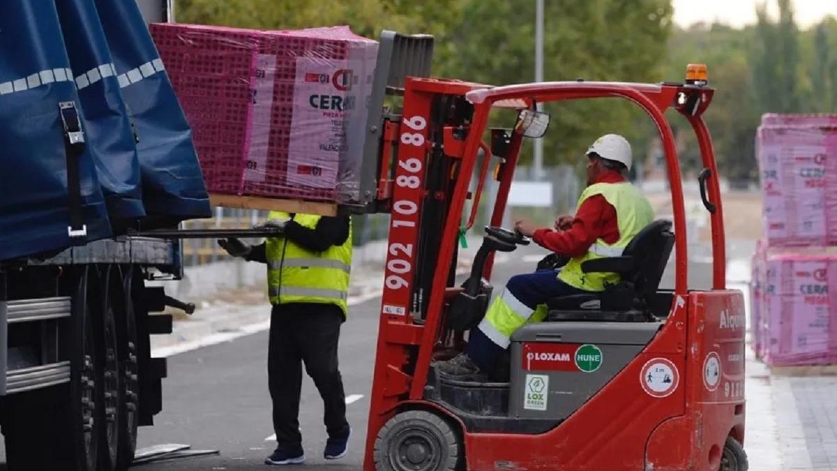 Un carretillero, en una imagen de archivo.