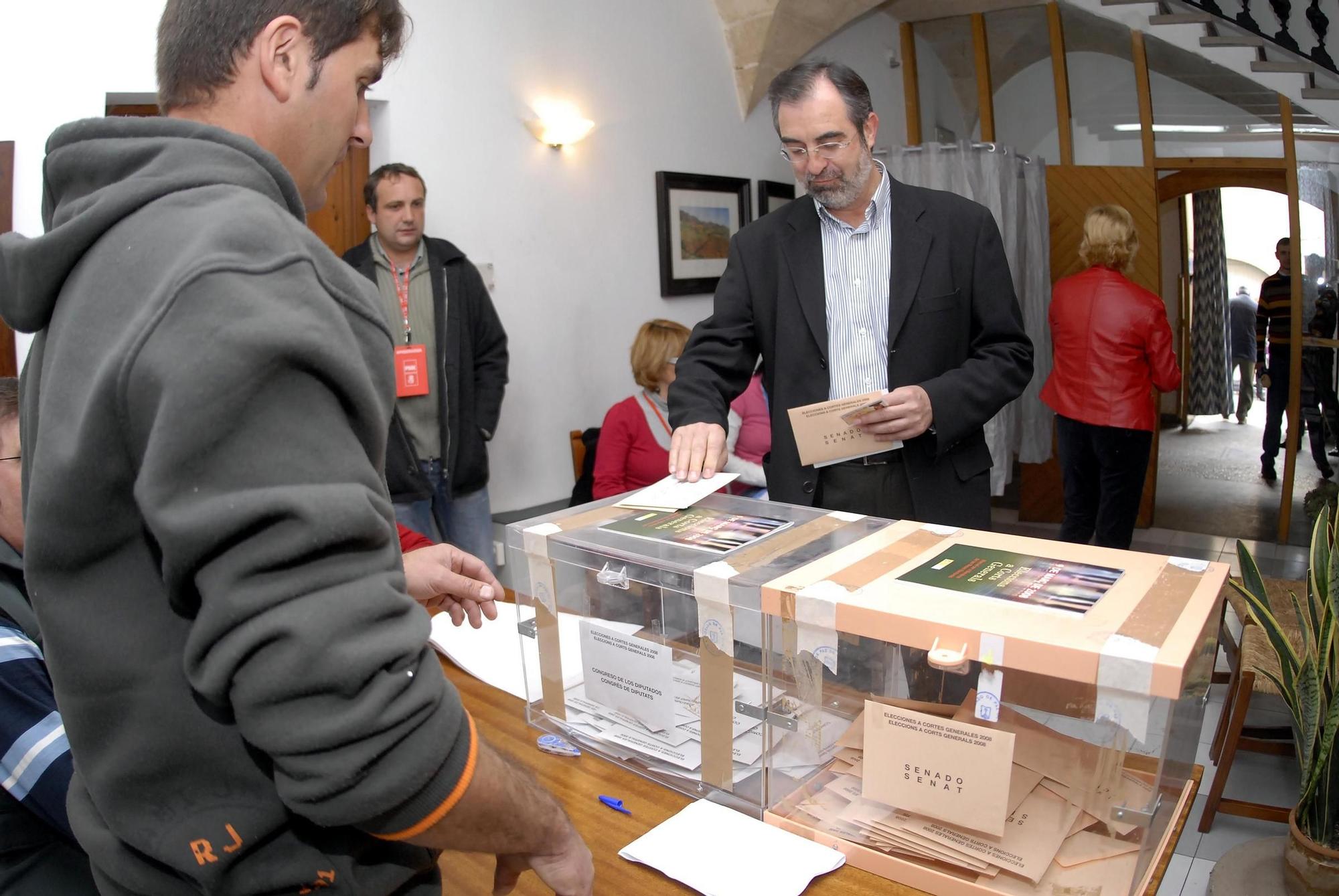 Los momentos de la vida política de Pere Sampol