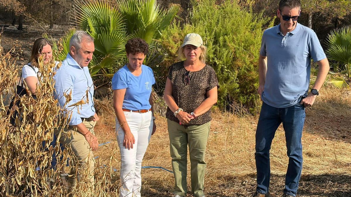 Agricultura presenta las ayudas destinadas para las explotaciones afectadas por el incendio de la Vall