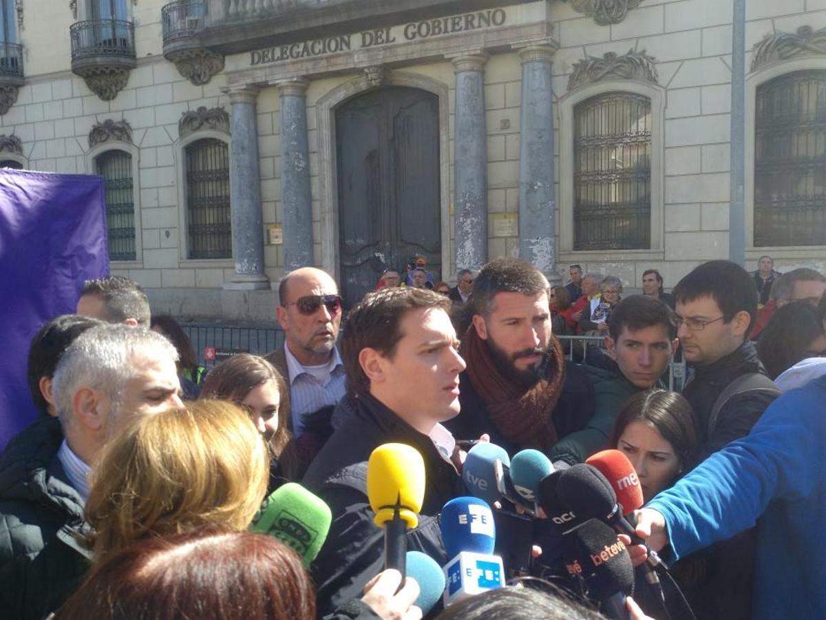 Manifestación de Sociedad Civil Catalana