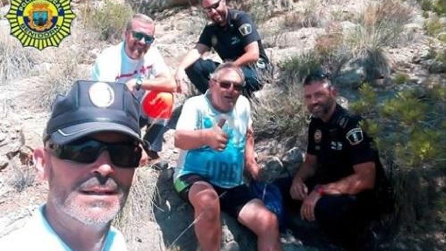 Rescatan a un hombre de 69 años perdido en Serra Gelada