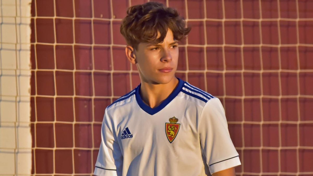 Jano Monserrate, jugador de la cantera del Real Zaragoza