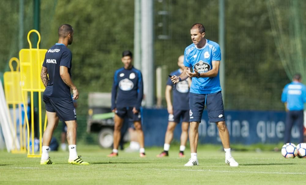 Andone y Fayçal se suman a los entrenamientos