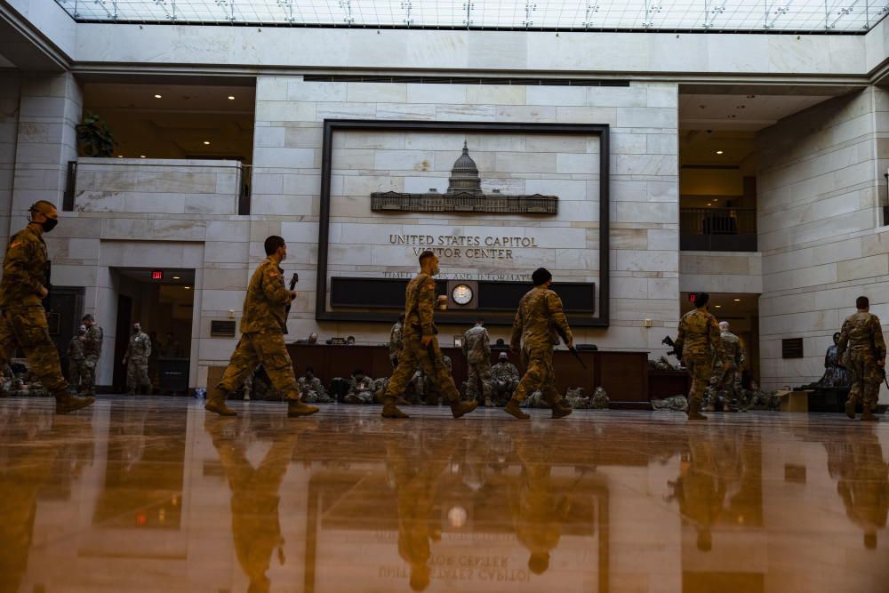 El desplegament de la Guàrdia Nacional al Capitoli, en fotos