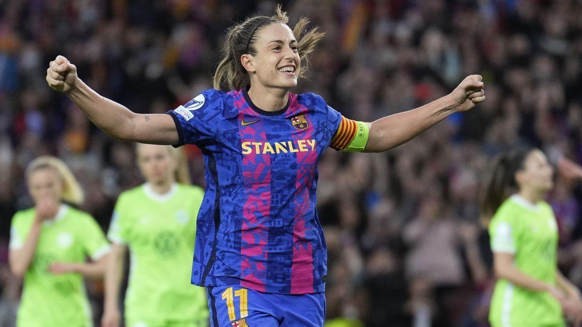 Alexia Putellas, en un partido con el FC Barcelona.