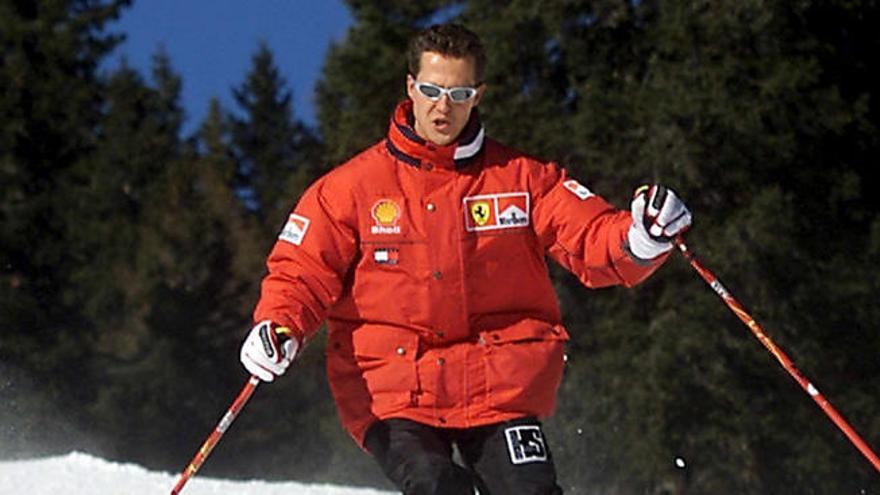 Schumacher, esquiando