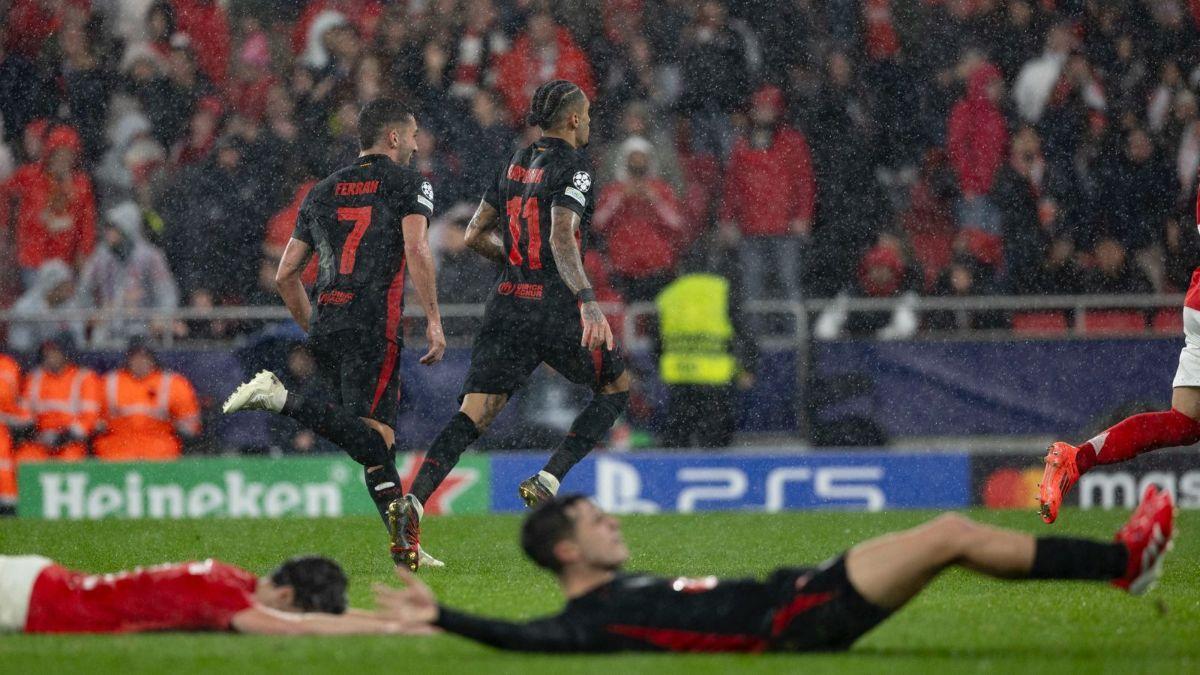 Benfica - FC Barcelona | El doblete de Raphinha