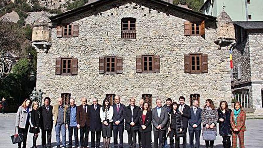 La presentació de la candidatura d&#039;Andorra a la Casa de la Vall