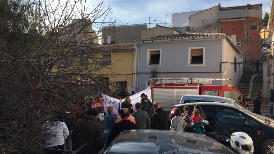 Vivienda donde ha tenido lugar el incendio.