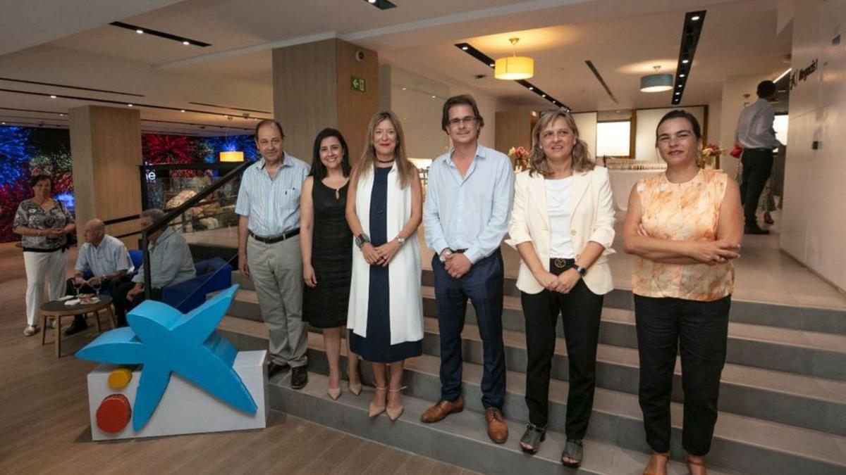 José Antonio Rosselló,  Mari Àngels Marí, María Cruz Rivera, Salvador Losa, Mónica Izquierdo y Estefanía Torres. | VICENT MARÍ