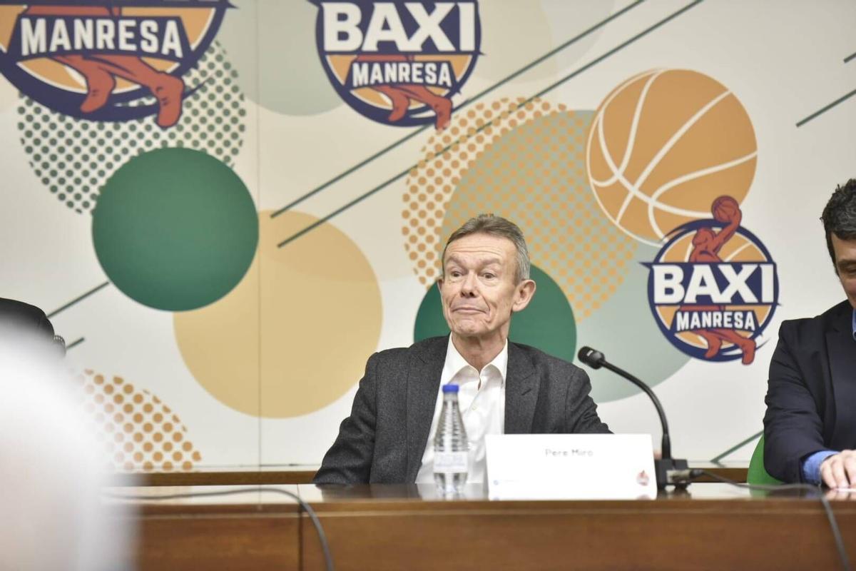 Imatges de la presentació de la refundació de la Fundació del Bàsquet Manresa
