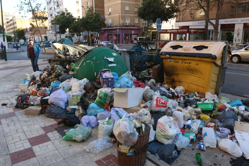 La huelga de Limasa por distritos | Carretera de Cádiz