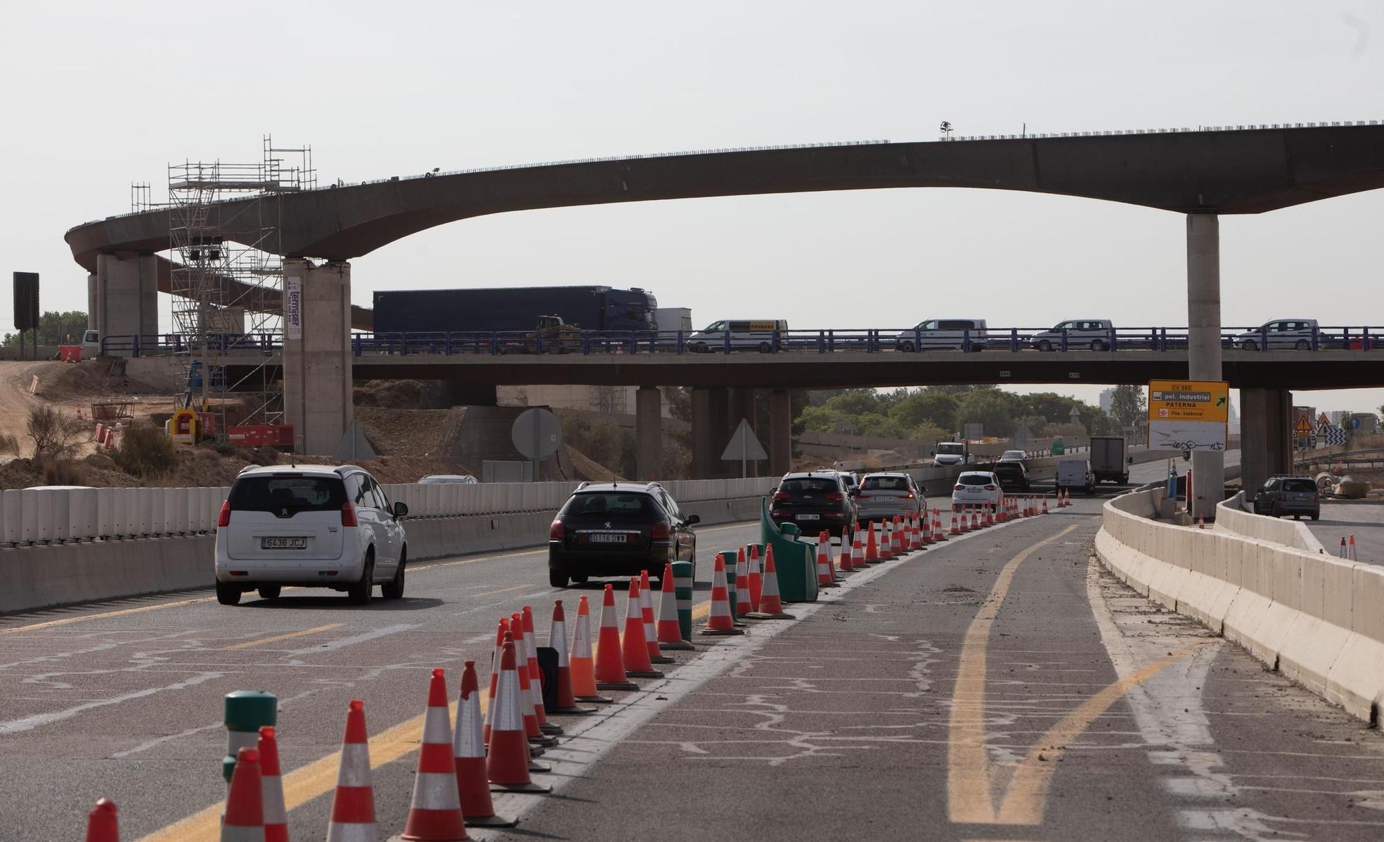 Obras de los accesos al aeropuerto de Manises