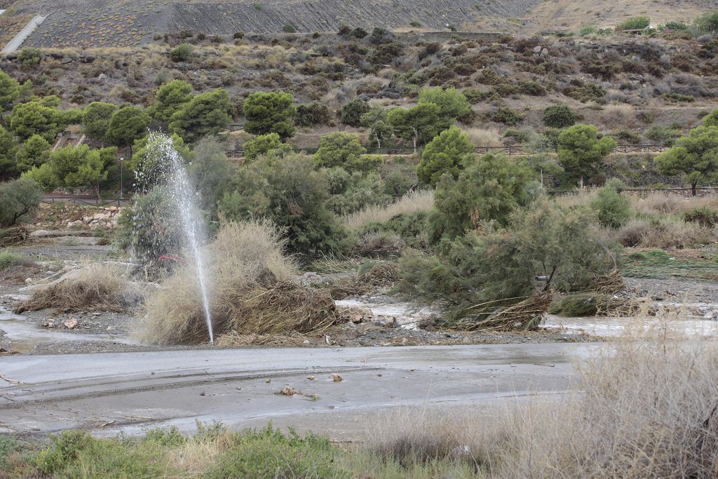 Estas son las imágenes que deja la DANA a su paso por Águilas