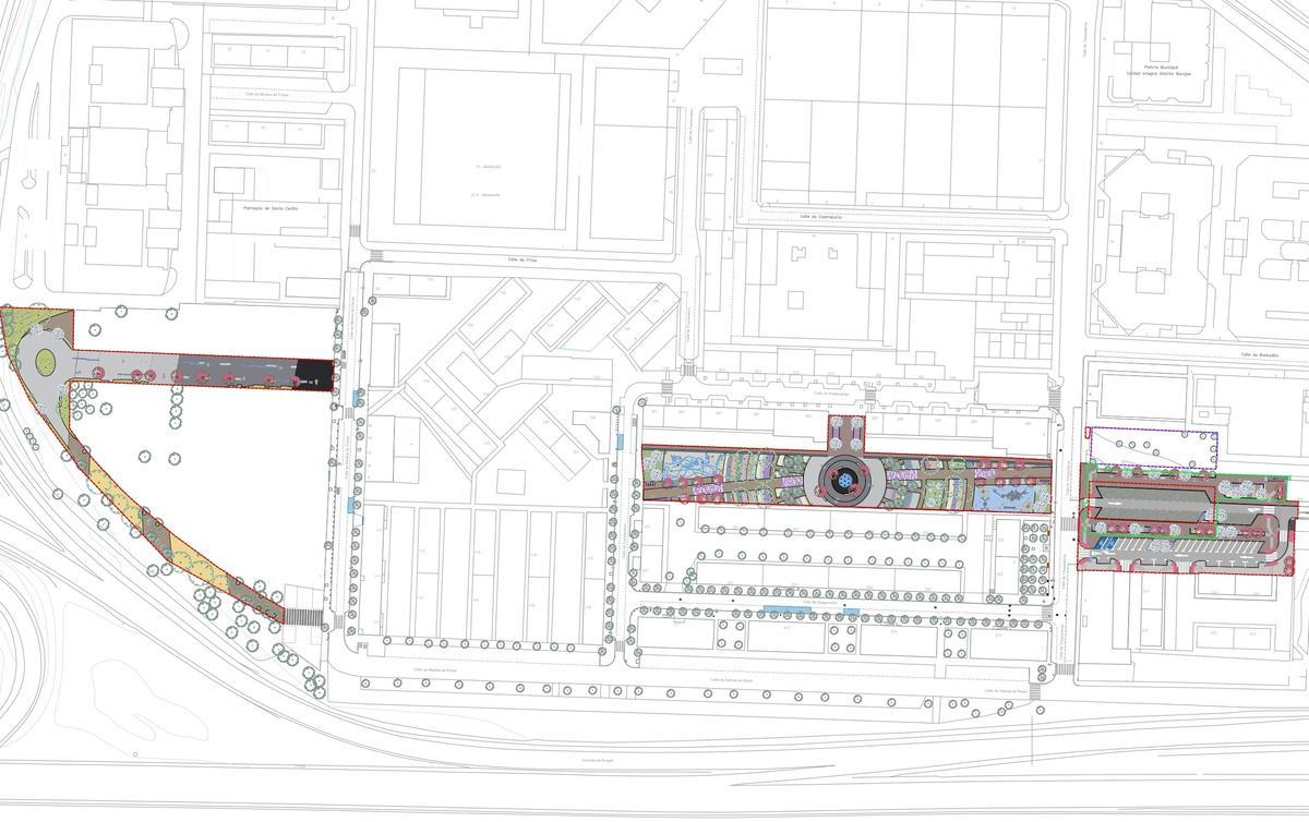 Proyecto de urbanización del barrio del Aeropuerto de Barajas.