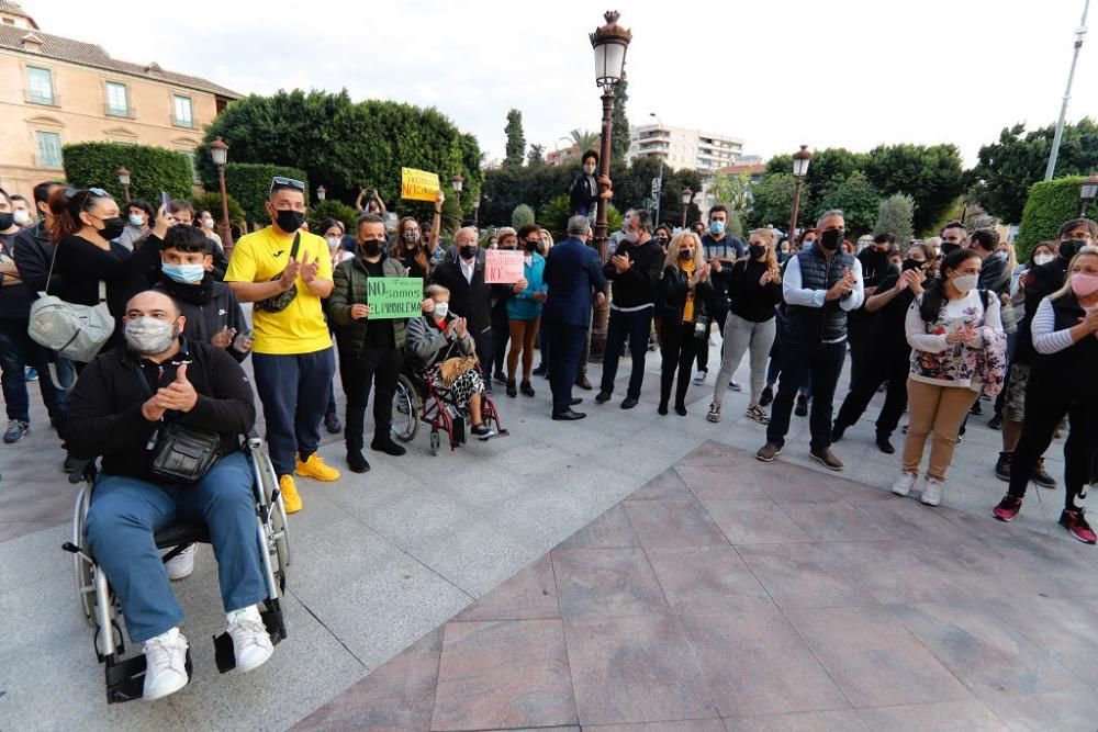 Hosteleros protestan en Murcia