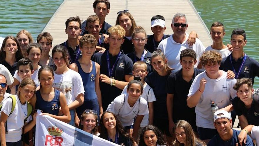 Plata para el Club de Regatas en el Nacional alevín, infantil y cadete