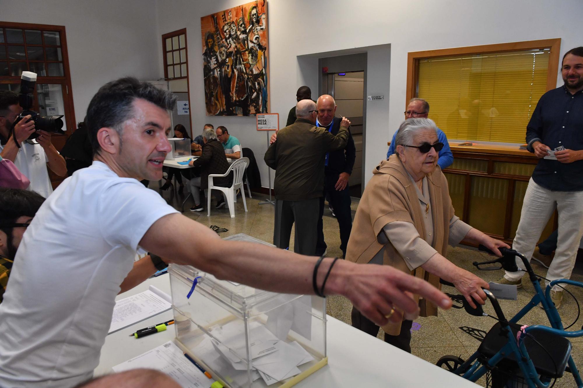 Jornada electoral en A Coruña