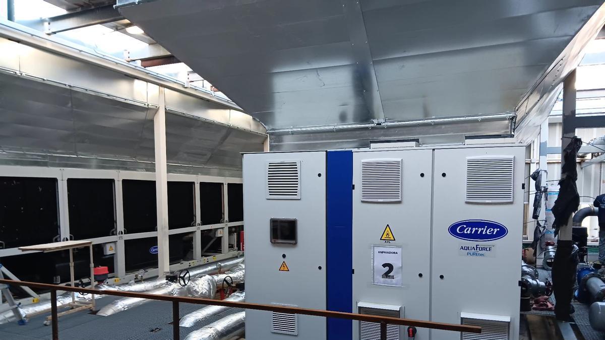El Servicio Canario de Salud destina más de 900.000 euros a la mejora de la eficiencia energética del CHUIMI con dos nuevas enfriadoras