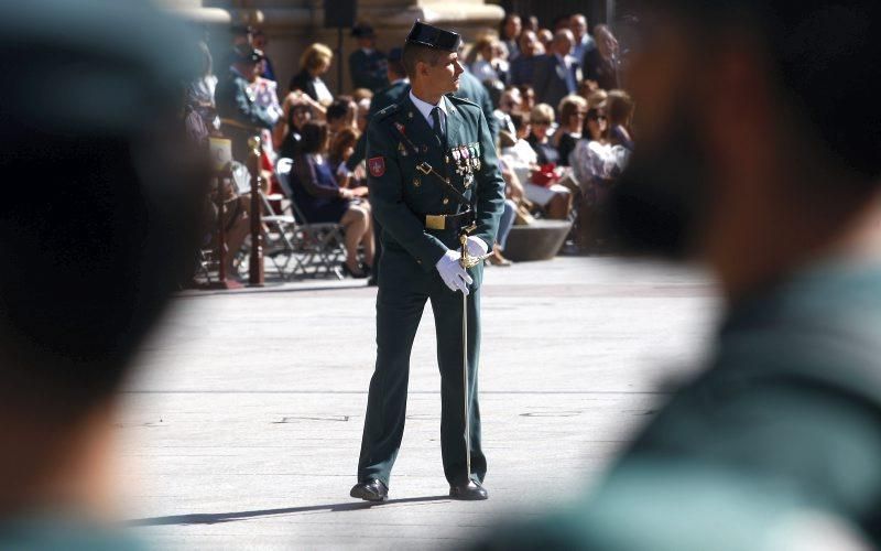 La Guardia Civil rinde homenaje a la Virgen del Pilar, su patrona.