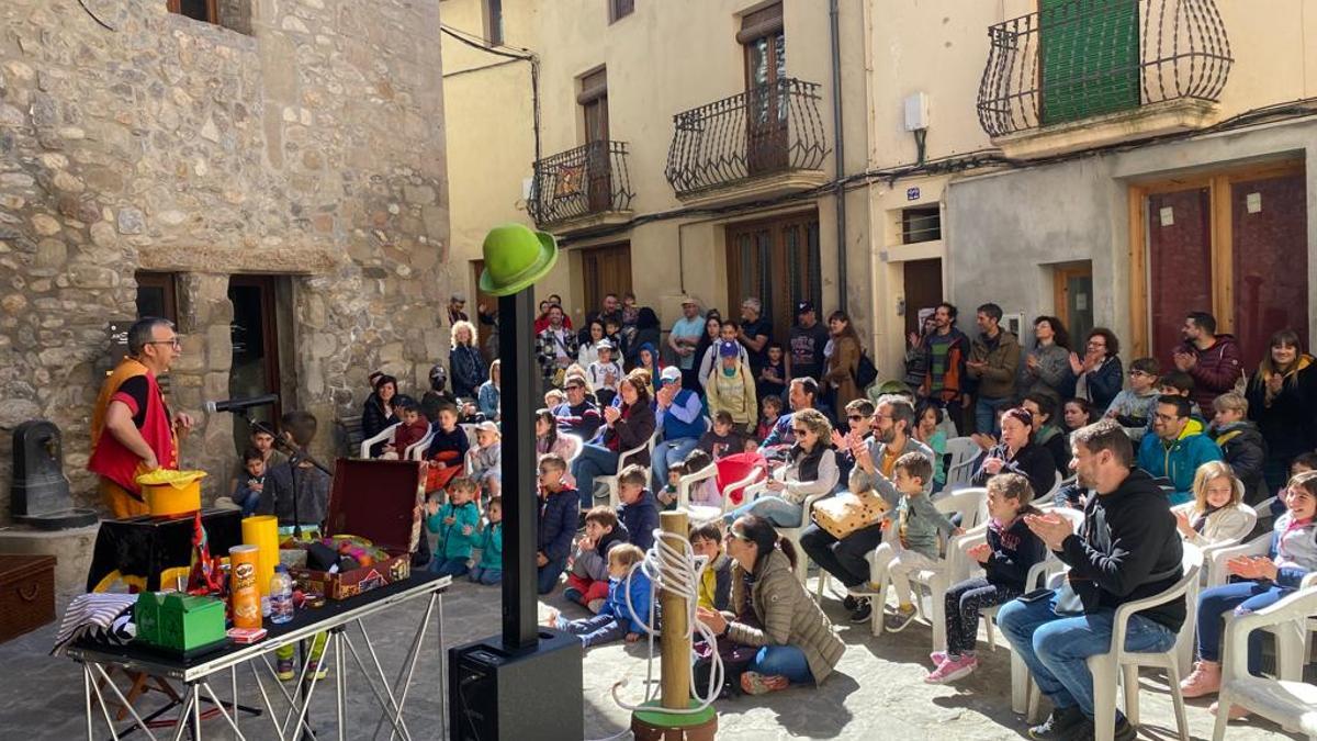 Un dels espectacles del festival Magikae, aquest migdia