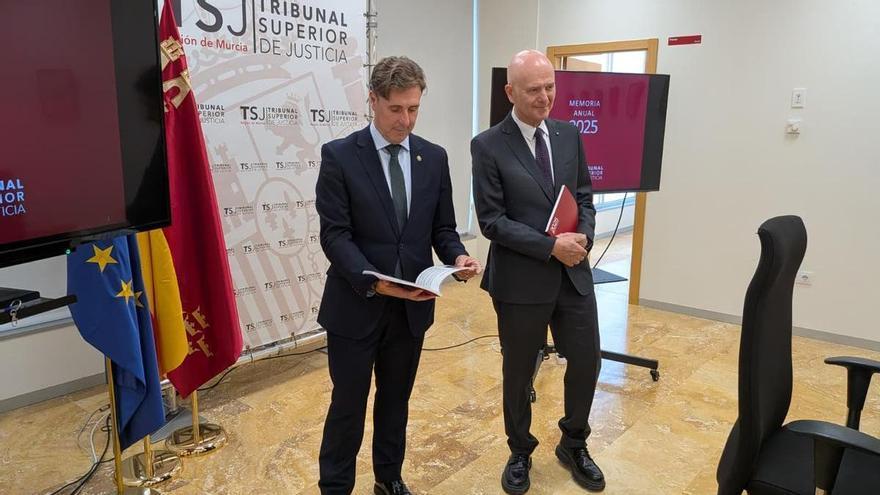 La Justicia de la Región de Murcia no logra frenar el atasco de casos tras la "mayor transformación organizativa" en décadas