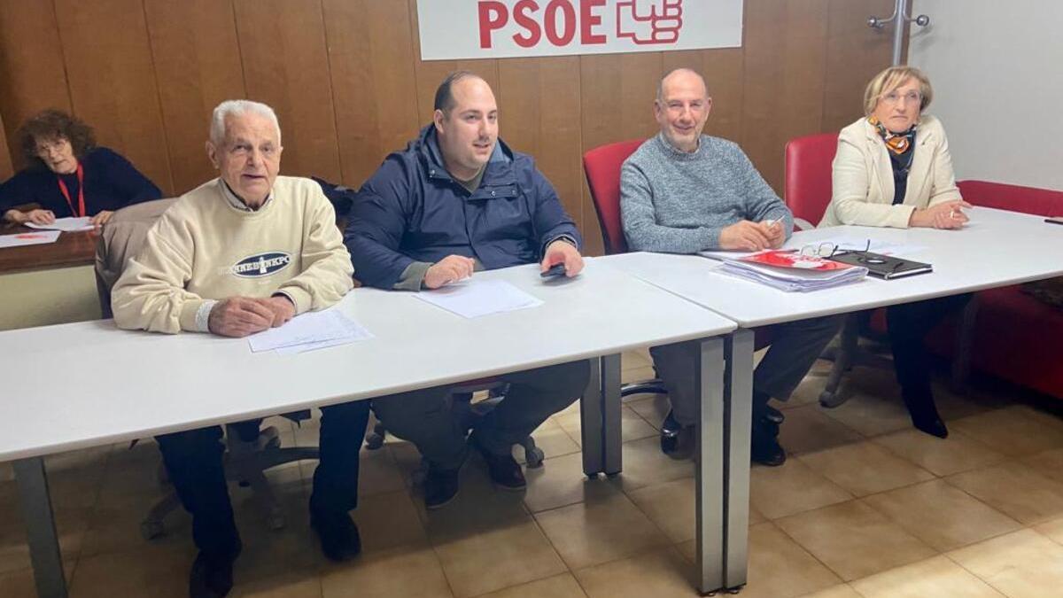 José Soriano, Pedro Ródenas, Miguel Millana y Ana Barceló, en la ejecutiva