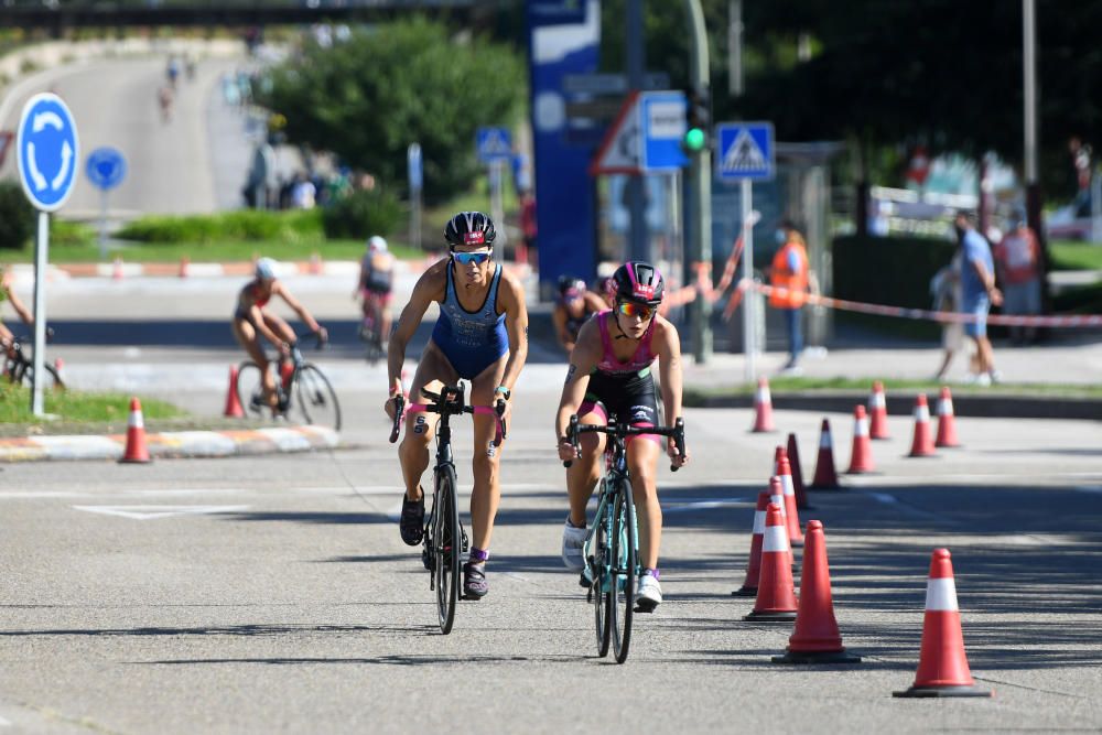 Los favoritos cumplen en el Campeonato de España de Triatlón Sprint en Pontevedra