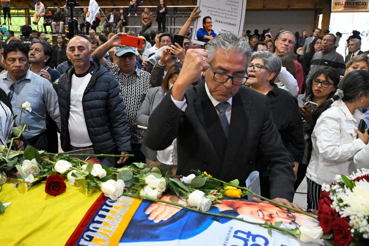 Quito despide al candidato asesinado Fernando Villavicencio