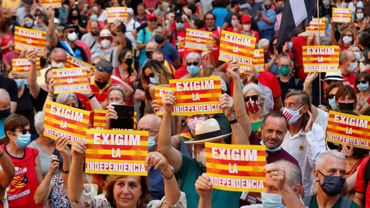 Manifestación de la Diada.