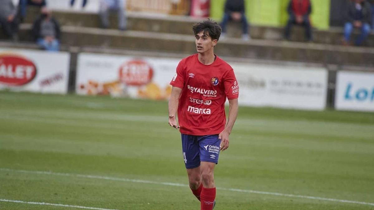 Joel Arumí en la seva primera etapa amb l'Olot.