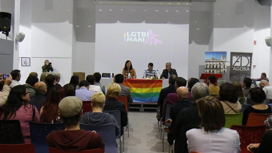 Imagen del acto celebrado en el Àgora de Alcoy