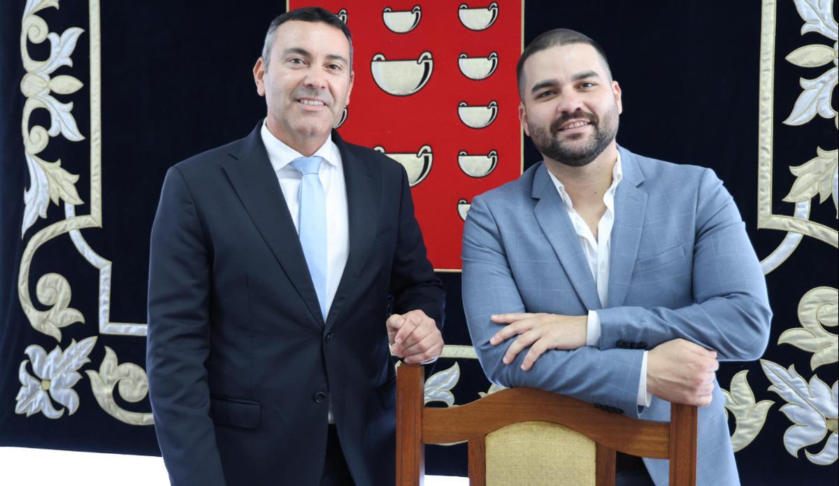 Oswaldo Betancort y Jesús Machín.