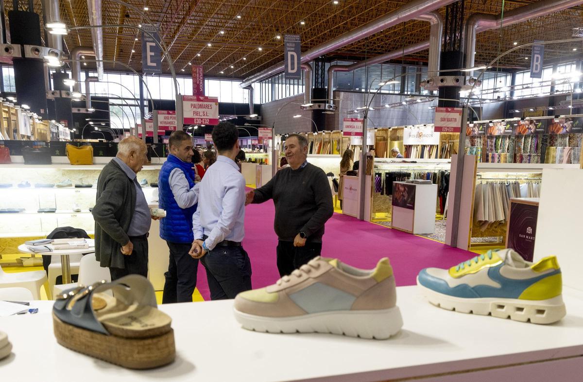Muestra de calzado en la última edición de Futurmoda.