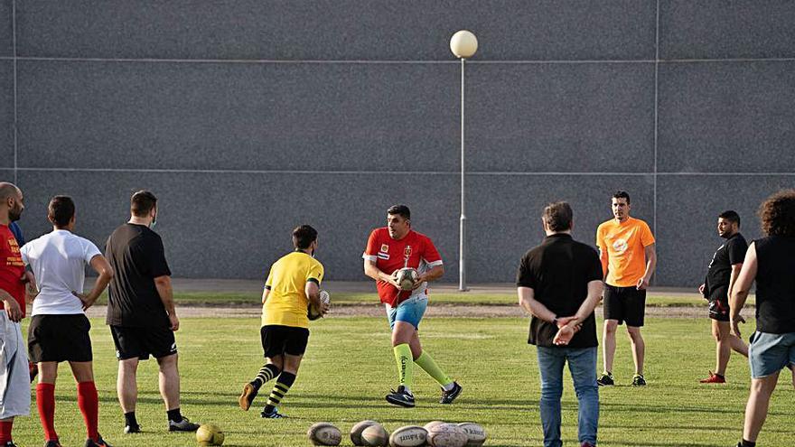 Primeros entrenamientos en el Zamora Rugby Club | J. L. F.