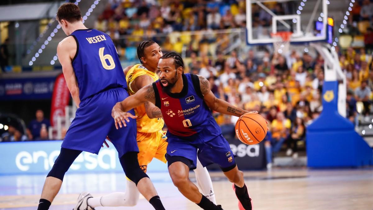 Kevin Punter, en el partido de la primera vuelta jugado en Gran Canaria
