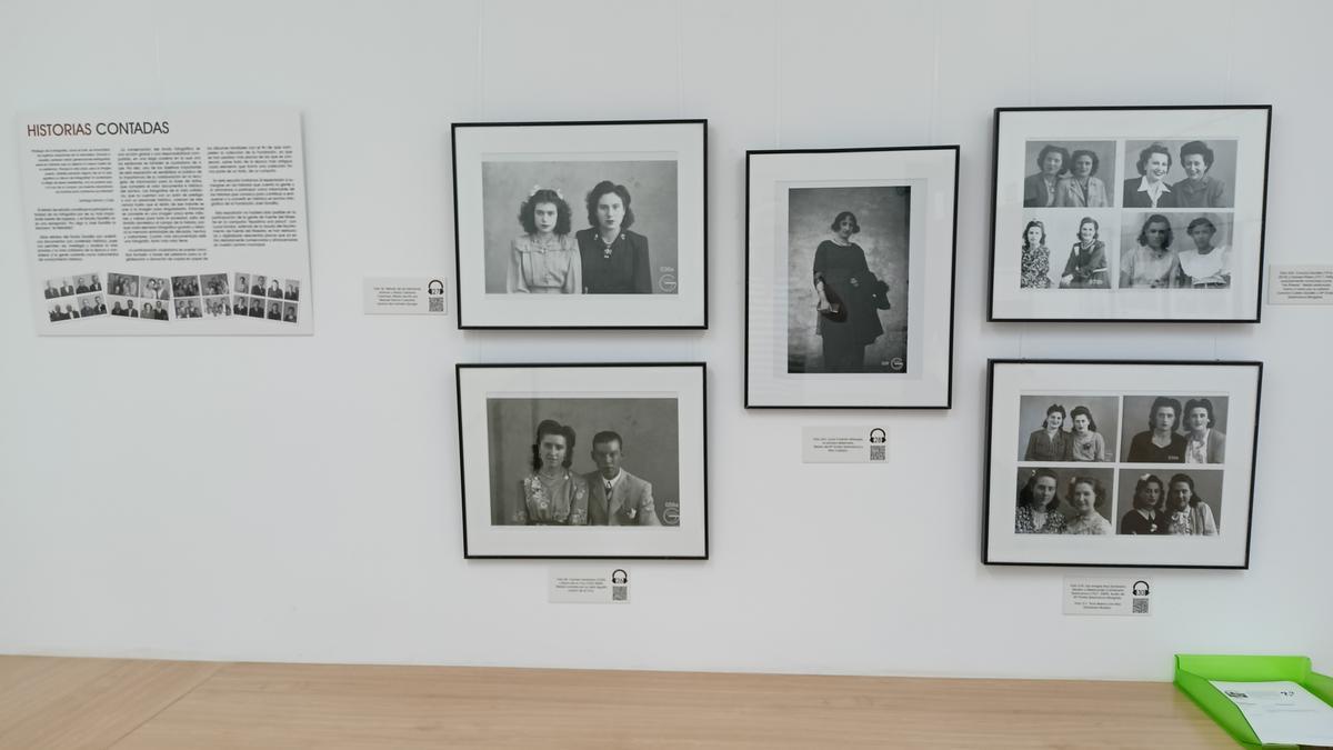 Fotografías que se pueden en la exposición &#039;Rostros del pasado&#039;.