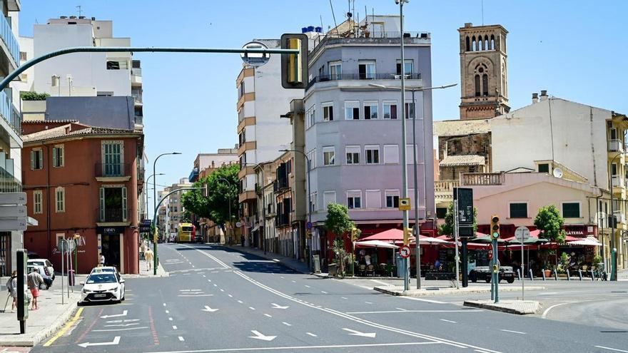 El Ajuntament de Palma finaliza los trabajos de renovación del asfalto entre Comte de Barcelona y la plaza del Pont, en el marco del Plan Renove de Santa Catalina
