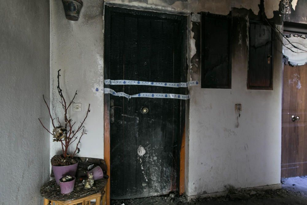 Incendio edificio de Añaza