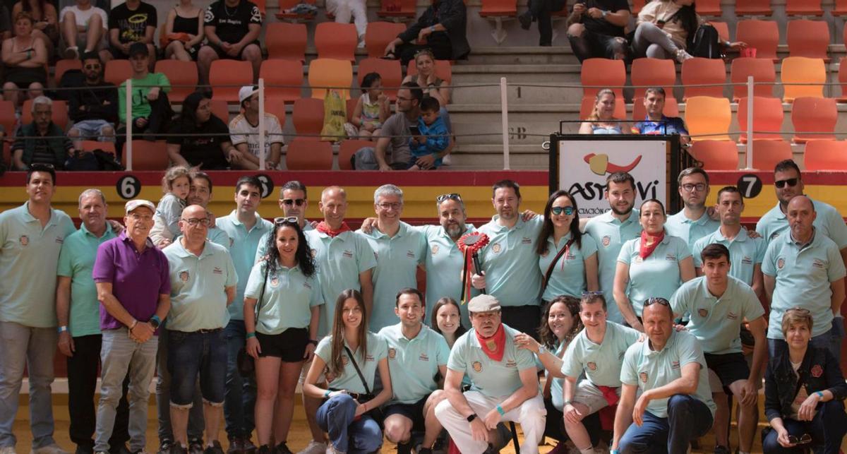 Miembros de Astauvi, en el I Congreso Nacional de Toros de Cajón, celebrado en Illescas. | C. T.