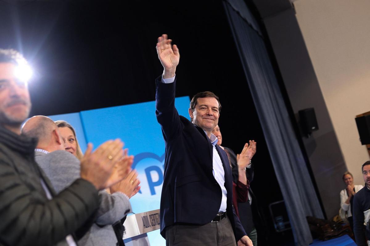 Las imágenes del acto de campaña de Mañueco en Zamora