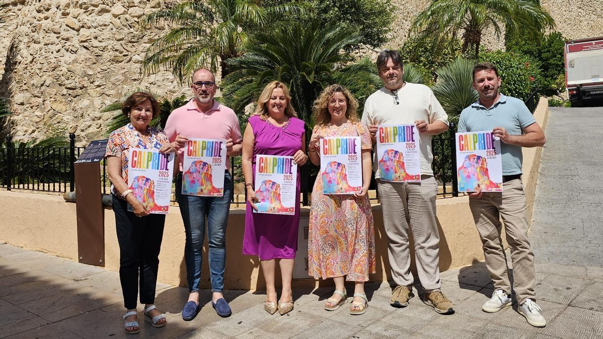 La concejala Itziar Doval, Jordi Francés, la alcaldesa, Mireia Ripoll, Marco Bittner y Pere Moll