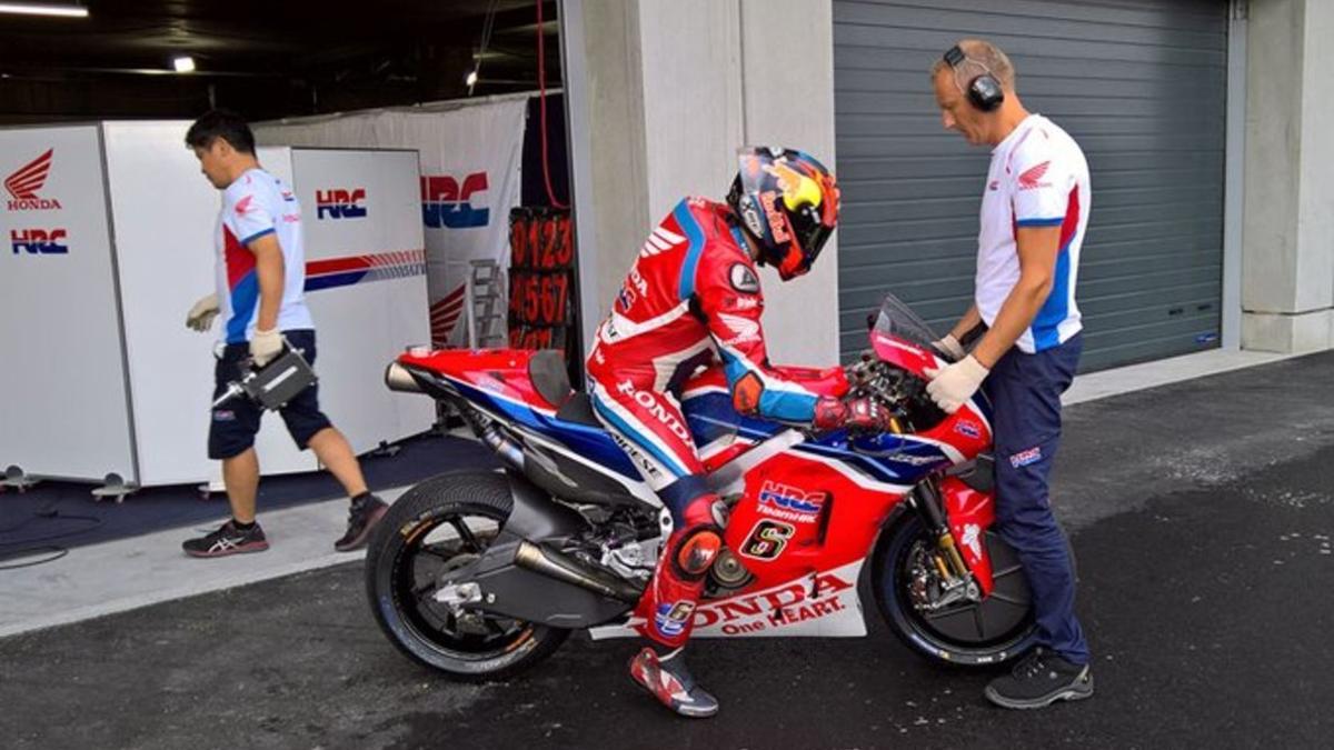 Bradl , probador de Honda