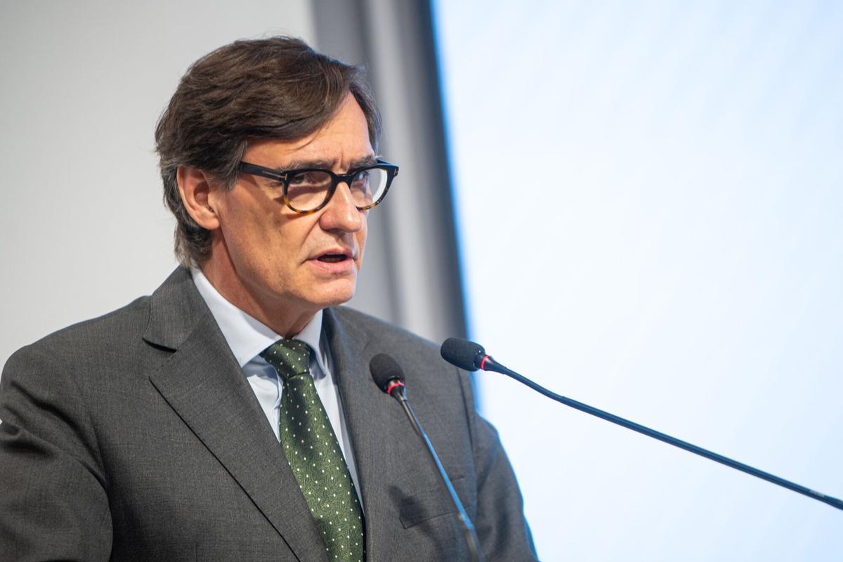 El president de la Generalitat, Salvador Illa, en un acto.